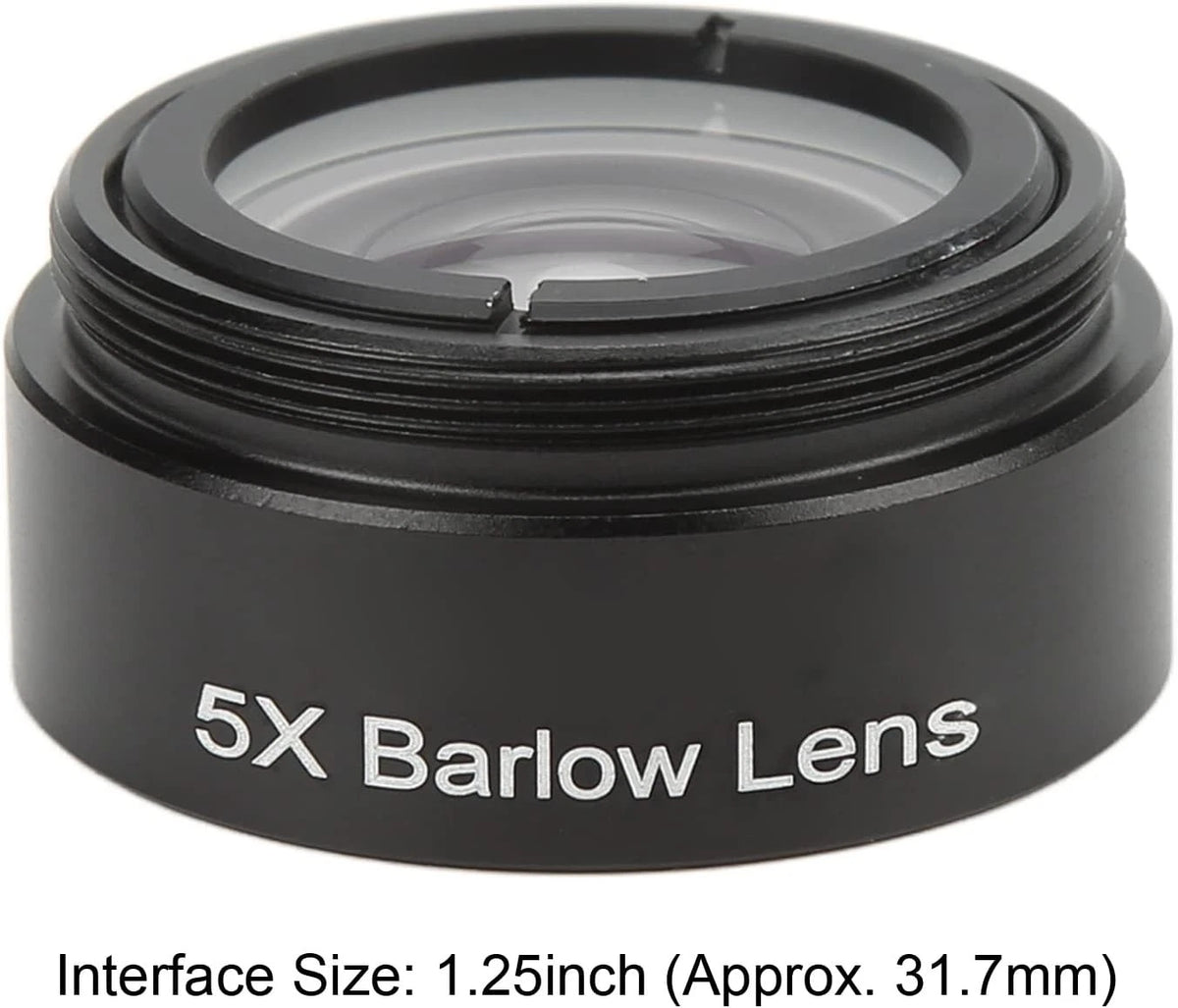 VBESTLIFE 5X Barlow Lens, M28.6 Threaded Stereo Microscope Auxiliary...