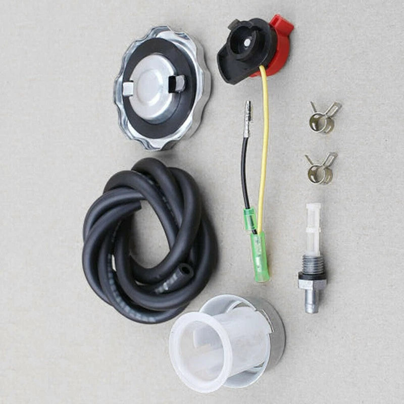 Fuel Tank Cap Kit For Honda GX160 GX200 GX270 GX340 GX390 Engine Off Switch
