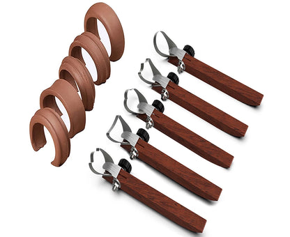 GEOCCI Pottery Handle Making Tool Sculpture Scraper Carving 5 PCS