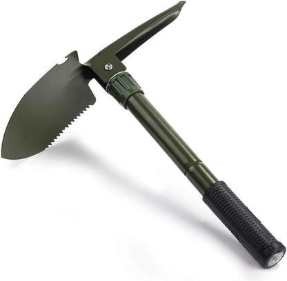 Gardening Folding Shovel Military Camping Survival Gear Green