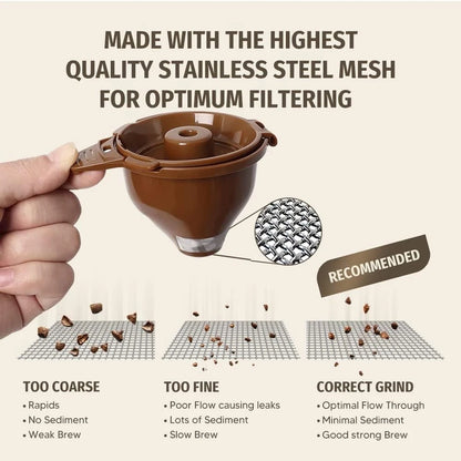 2-Pack Single Serve Ground coffee Brew Basket for Hamiltion FlexBrew Coffee...