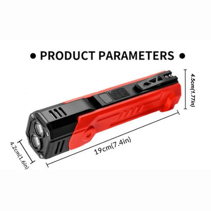 LED Work Light Magnetic Base 600LM Rechargeable Hands-Free Flashlight Lamp
