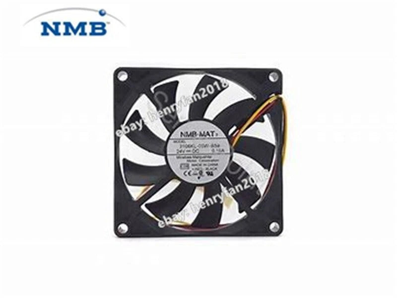 NMB 3106KL-05W-B59  DC 24V 0.16A 80*80*15mm 3wire Cooling fan Ball bearing