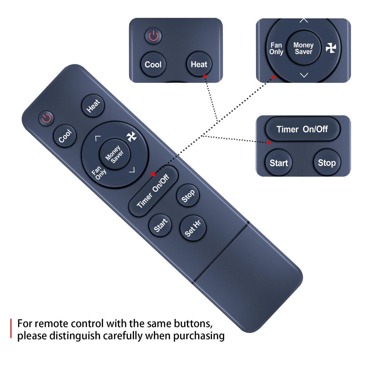 Remote Control For Friedrich Air Conditioner 618-266-10 WS08C10 WS08C10-A