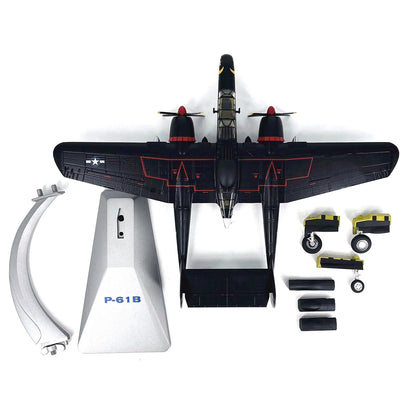 1/72 Scale WWII USA Air Force P-61B Black Widow Fighter Finished Model Gift