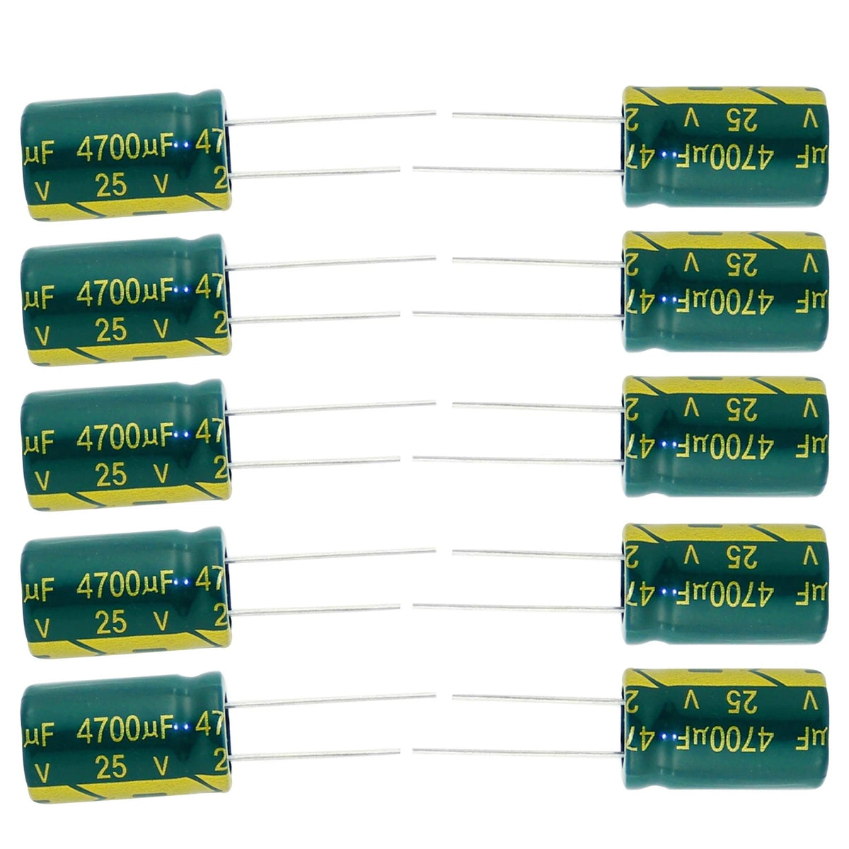 6.3V to 450V High Frequency LOW ESR Radial Electrolytic Capacitor 1uF to 22000uF