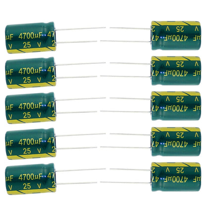 6.3V to 450V High Frequency LOW ESR Radial Electrolytic Capacitor 1uF to 22000uF