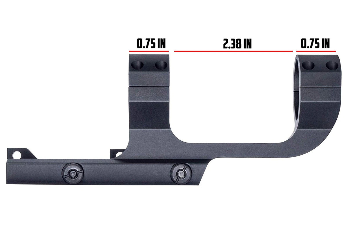 Monstrum Slim Profile Series Cantilever Offset Dual Ring ['30 mm'], ['Black']