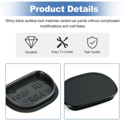Roof Rail Crossbar End Cap Hole Plug Cover Removal Kit For Infiniti QX70