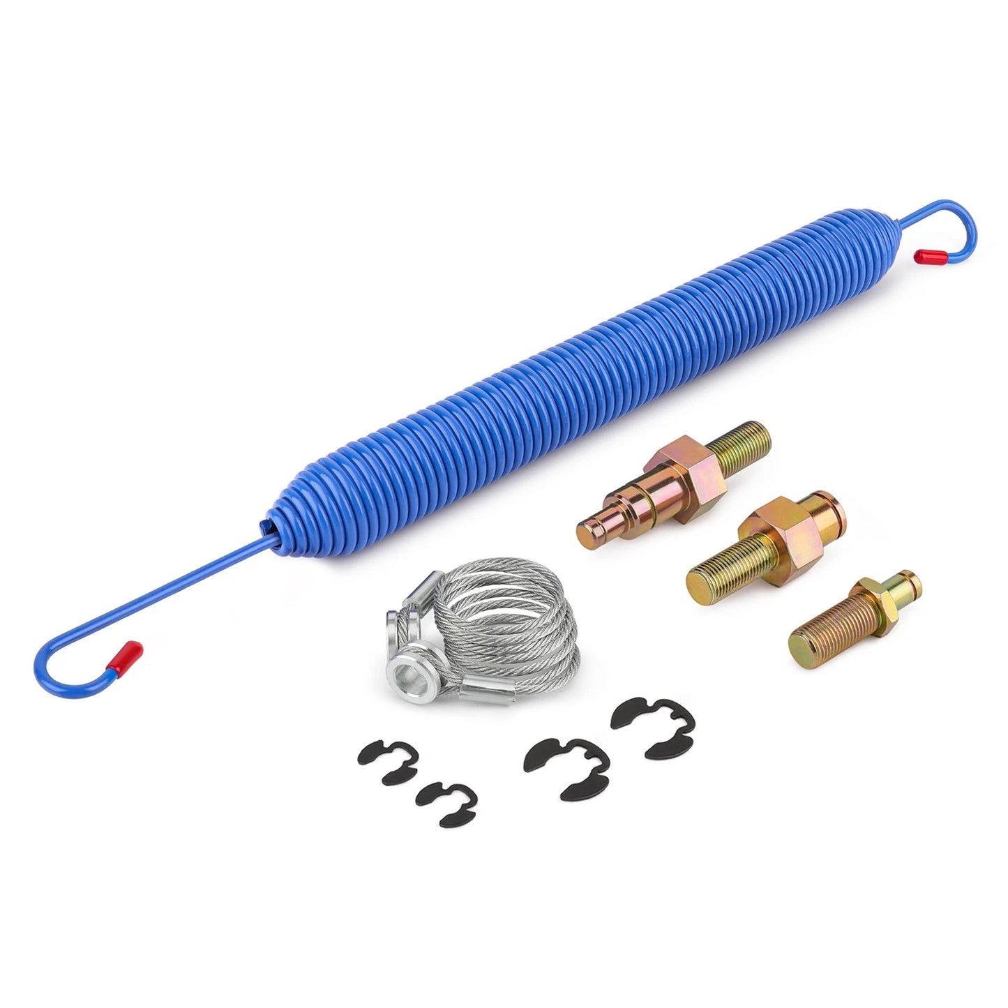 Peterbilt 379 Hood Spring, Cable and Stud bolts w/ Retaining Rings