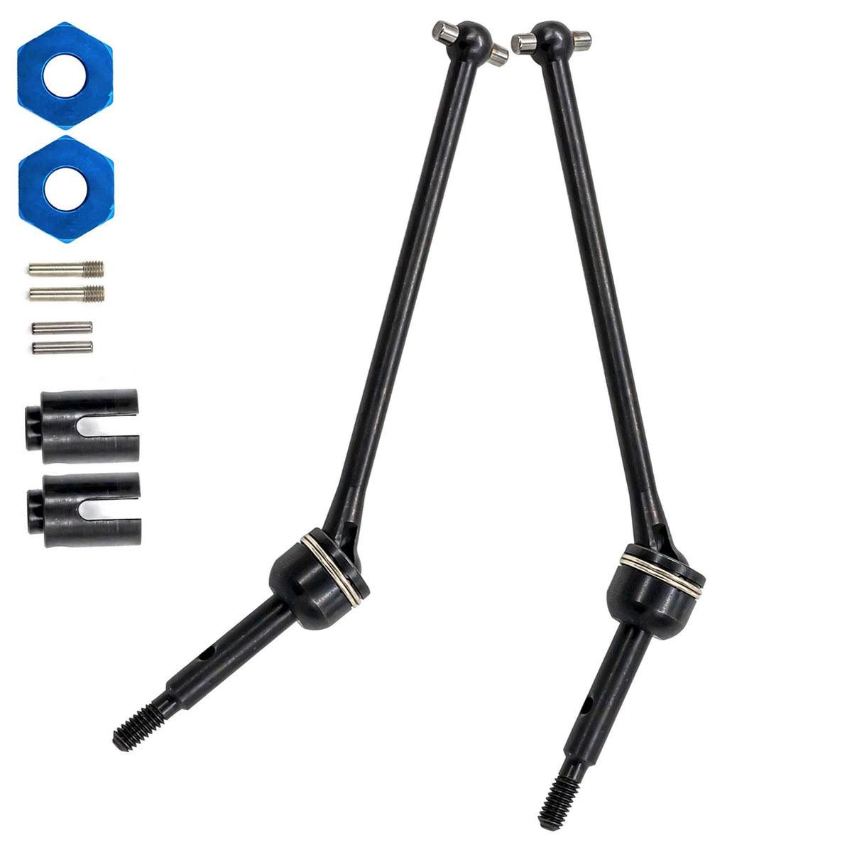 Steel CVD Drive Shafts For Traxxas 1/10 Slash 4x4 Rustler 2WD RC Car Replacement