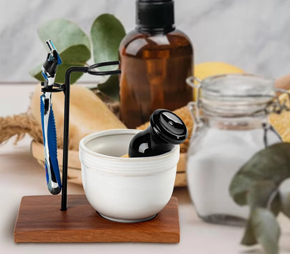 dgudgu Safety Razor Shave Kit Mens Shaving For Men Black black