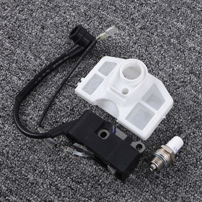 Ignition Coil + Air Filter+Spark Plug For 4500 5200 5800 45/52 /58cc Chainsaw