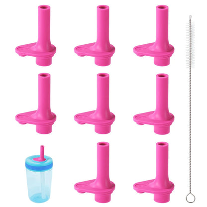 Goktvai 8pcs Replacement Bite Valve for Zak Designs Kelso 15oz, Rose Red