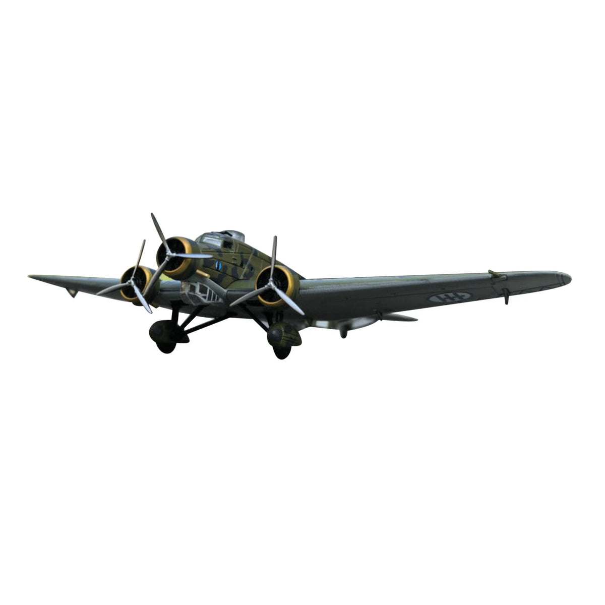 Durable 12cm Diecast Alloy 1/144 Scale WWII Italian Savoia-Marchetti S.81 Bomber