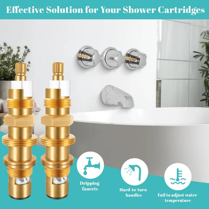 2 Pack 910-030 Shower Cartridge Compatible with Price Pfister Yellow