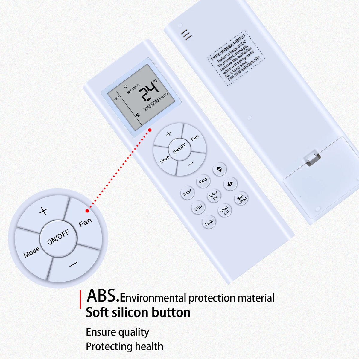 Remote Control For Kelvinator KSV71HRH KSV90HRH Air Conditioner