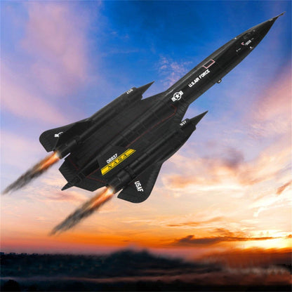 1:144 Alloy SR-71 Reconnaissance Aircraft Model Ornaments Airplane Collection