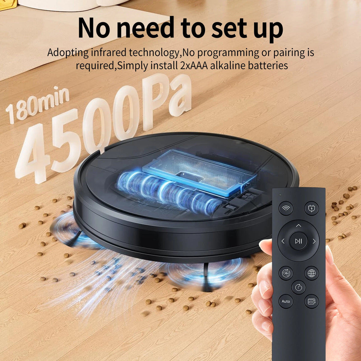 For AIRROBO P20 Robot Vacuum Cleaner Replacement Remote Control