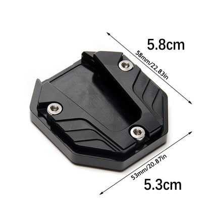 Motorcycle Kickstand Extender Foot Side Extension Pad Support Plate Anti-skid ff