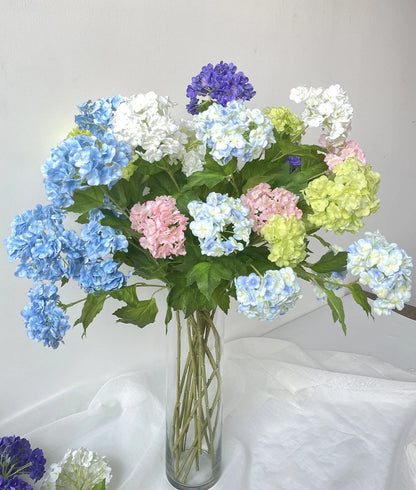 YalzoneMet 4 Pcs Artificial 26.8 inches x 3.15/3.94 x 4 pcs, Sky Blue