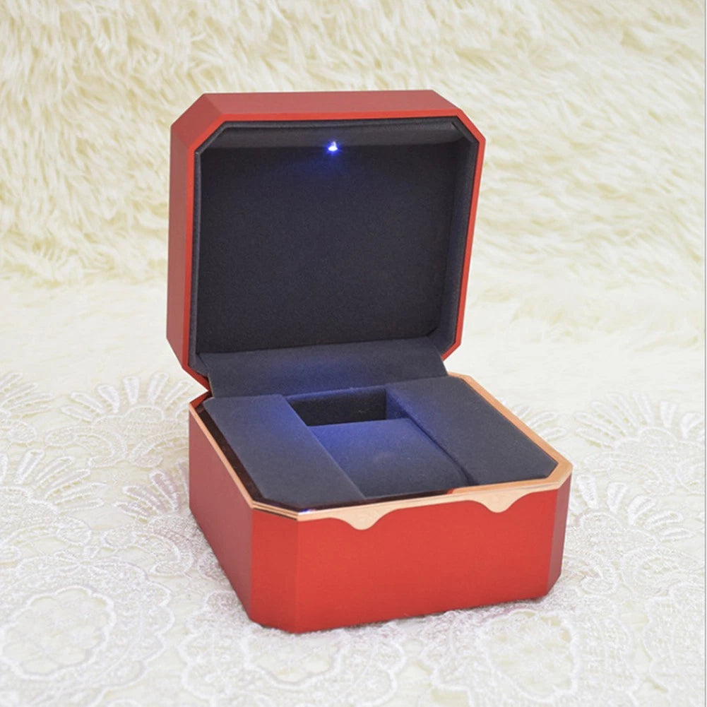 Single Slot Watch Light Case Jewelry Display Storage Holder Gift Protective Box/