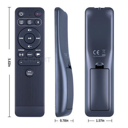 Remote Control For Creative Stage V2 2.1 Channel 160W Bluetooth Soundbar