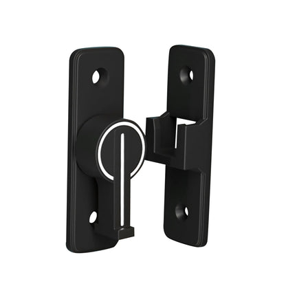 90° Keyless Interior Door Bolt Luminous Surface-mounted Room Door Latch ss