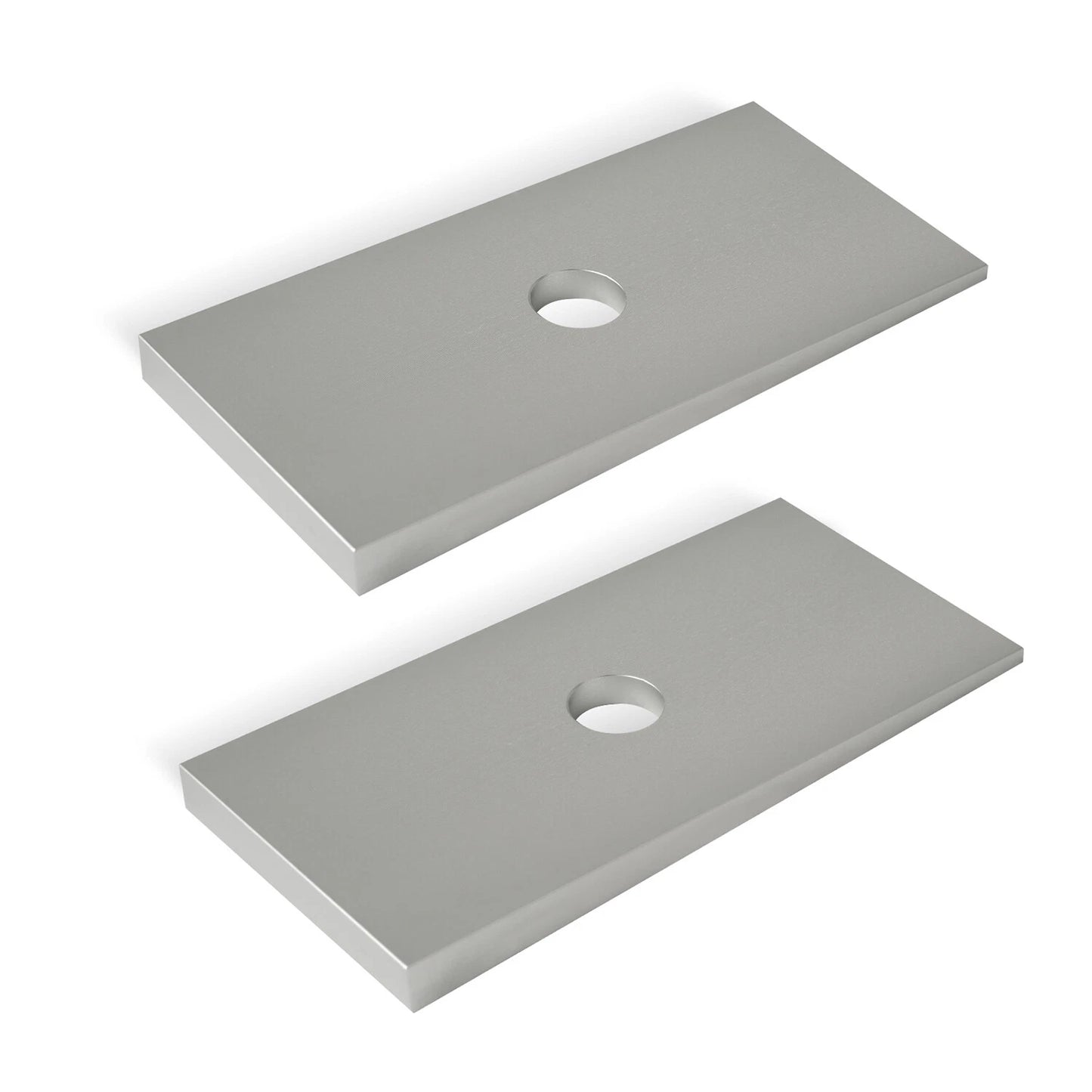 2.5" Degree Angle Correction Suspension Pinion Axle Shims Leaf Wedge Lift Silver