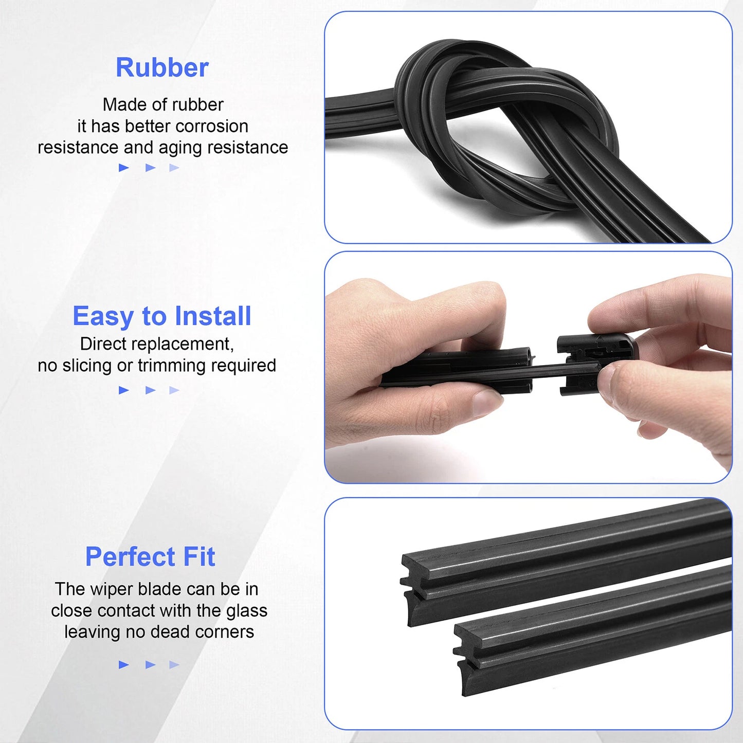 4PCS Front Wiper Blades For Volvo XC60 2018-2025 31490722