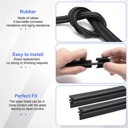 4PCS Front Wiper Blades For Volvo XC60 2018-2025 31490722