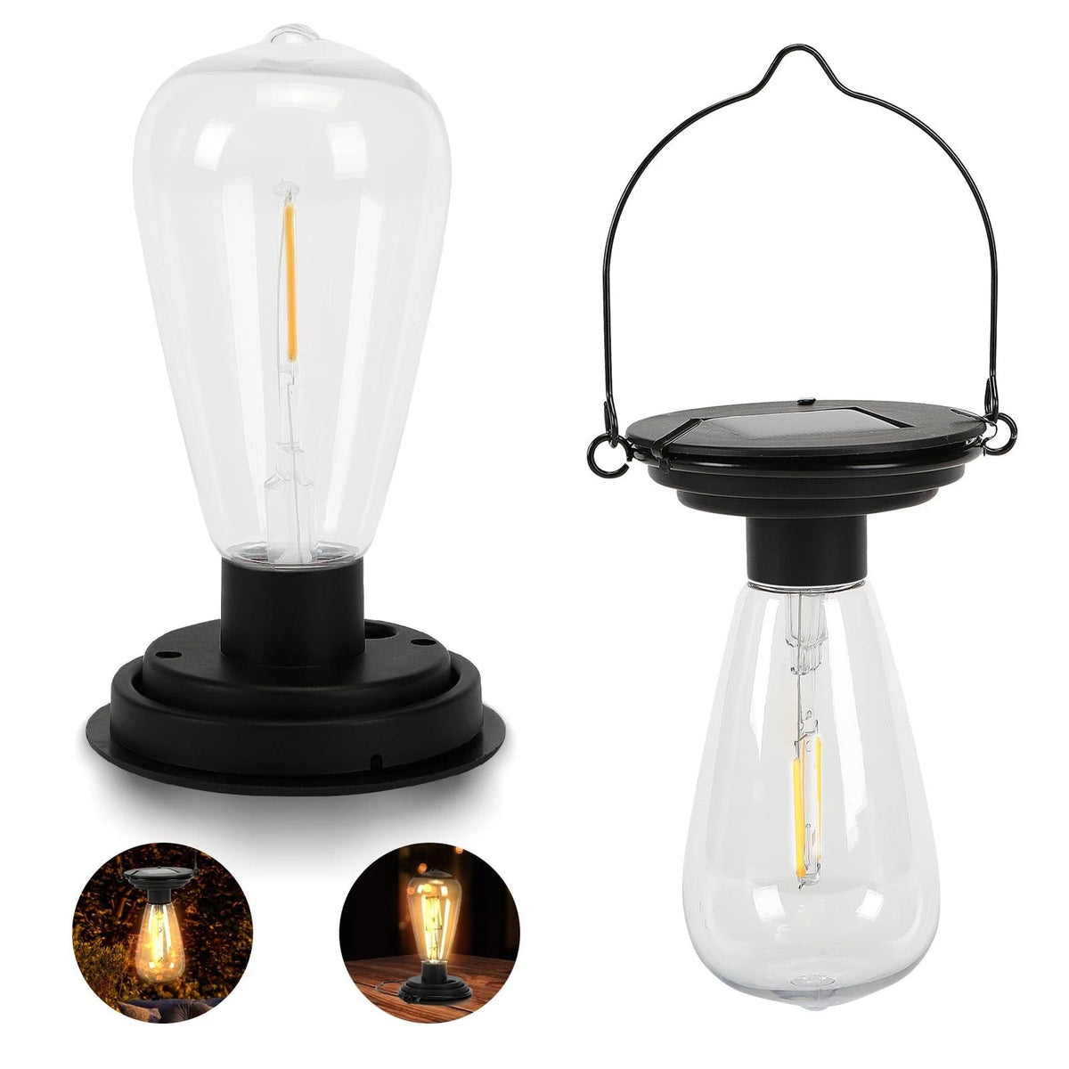 Replacement Solar Light Tops-Solar Bulbs for 2 PACK, Warm White