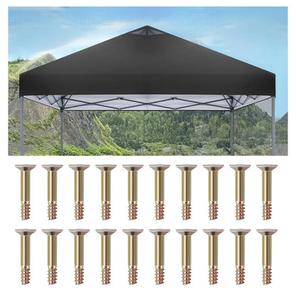 20 Pcs 10 x 10 Pop Up Canopy Replacement 1-1/8 inch (length only), coppery