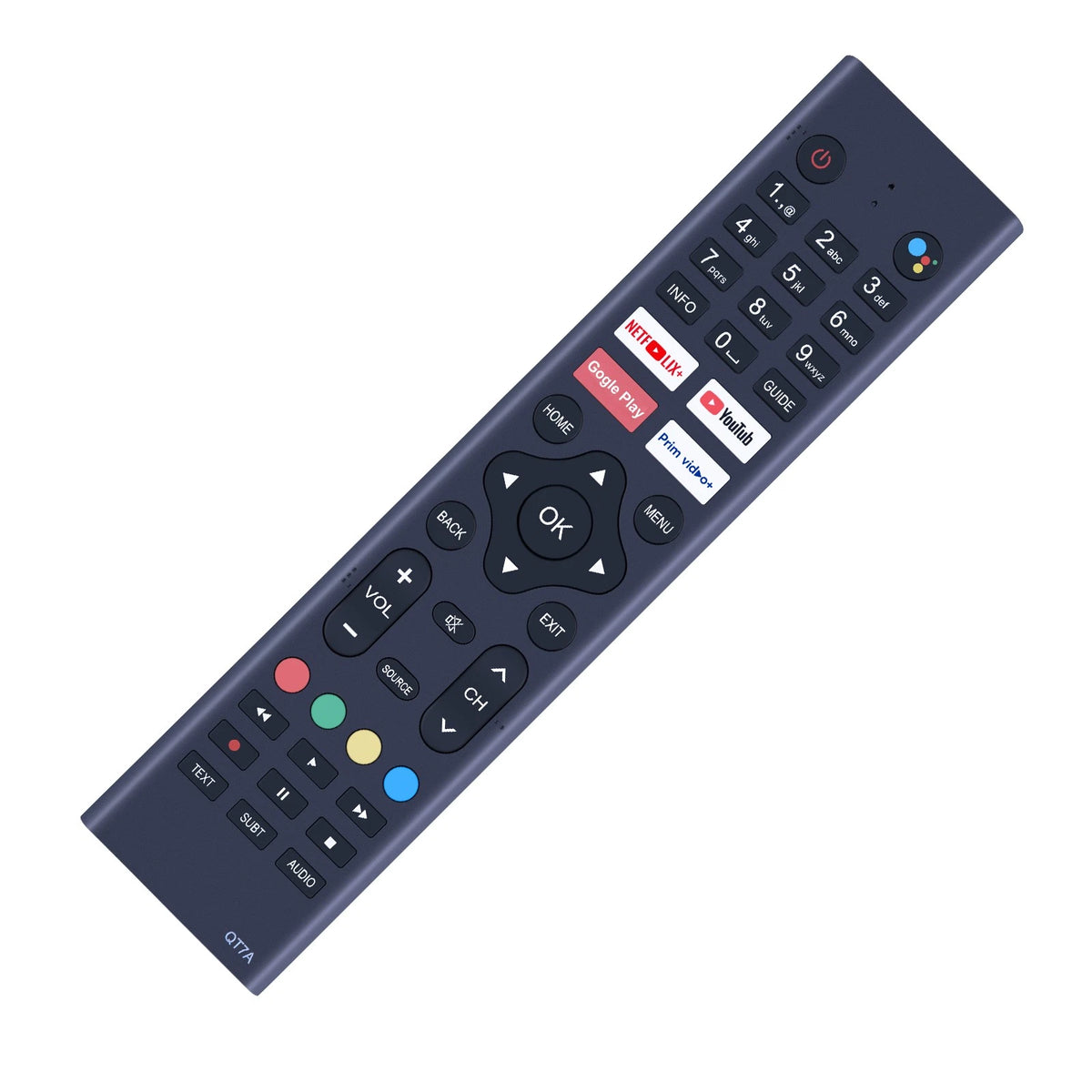 Replacement Remote Control For TuTu TUS32HN1AC Smart TV