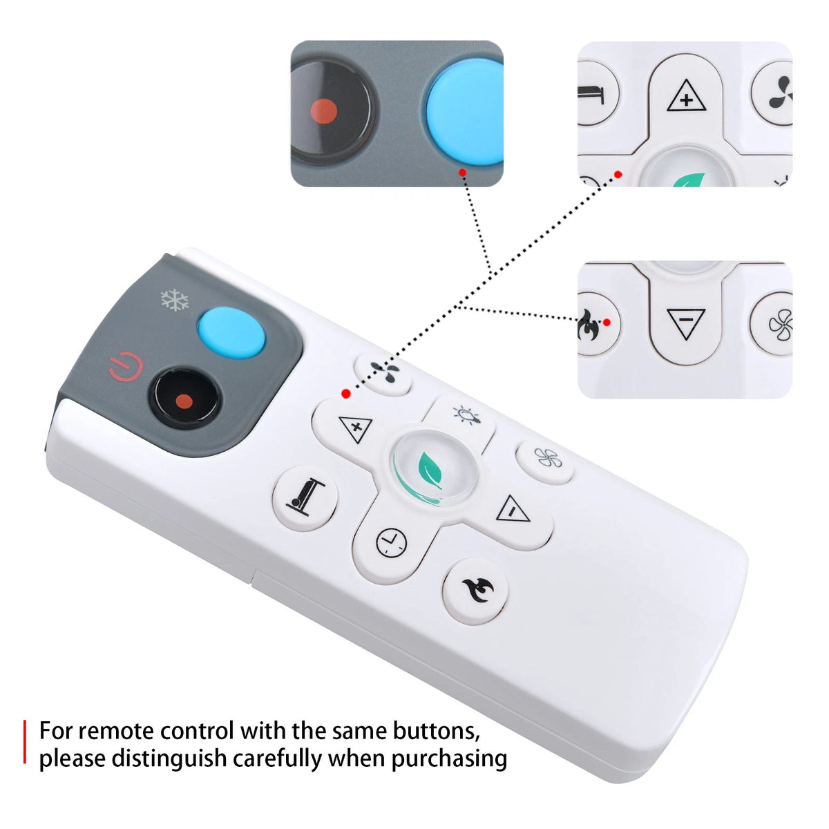 Remote Control For Towallmark/MERXENG Window Air Conditioner