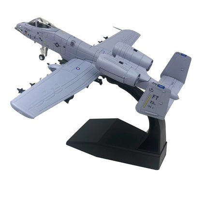 1/100 A-10 Attack Aircraft Thunderbolt II Fighter Alloy Plane Model Scene Gift
