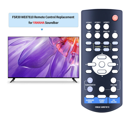 FSR30 WR87810 Replacement Remote Control For Yamaha Soundbar