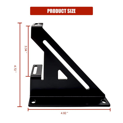 Steel 2 Amp Amplifier Rack Coated by Black Powder  for Car Audio