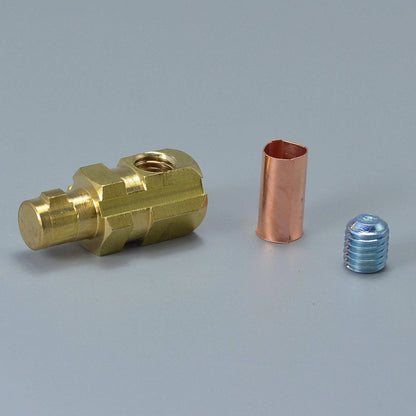 RIVERWELD TIG Welding Cable Panel Connector Plug & 10-25mm, Black & Red