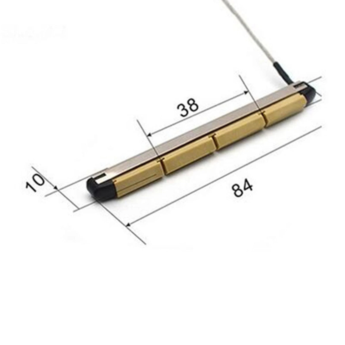 2.5mm Jack 4 String Acoustic Bass Guitar Transducer Under Saddle Piezo Pickup