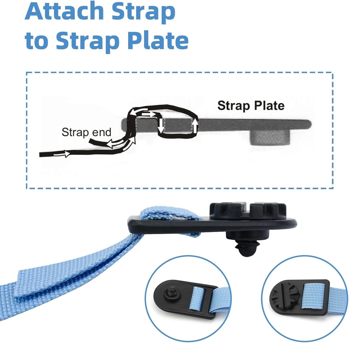 Pool Solar Cover Reel Straps, Tube & Blanket Fastening Kit...
