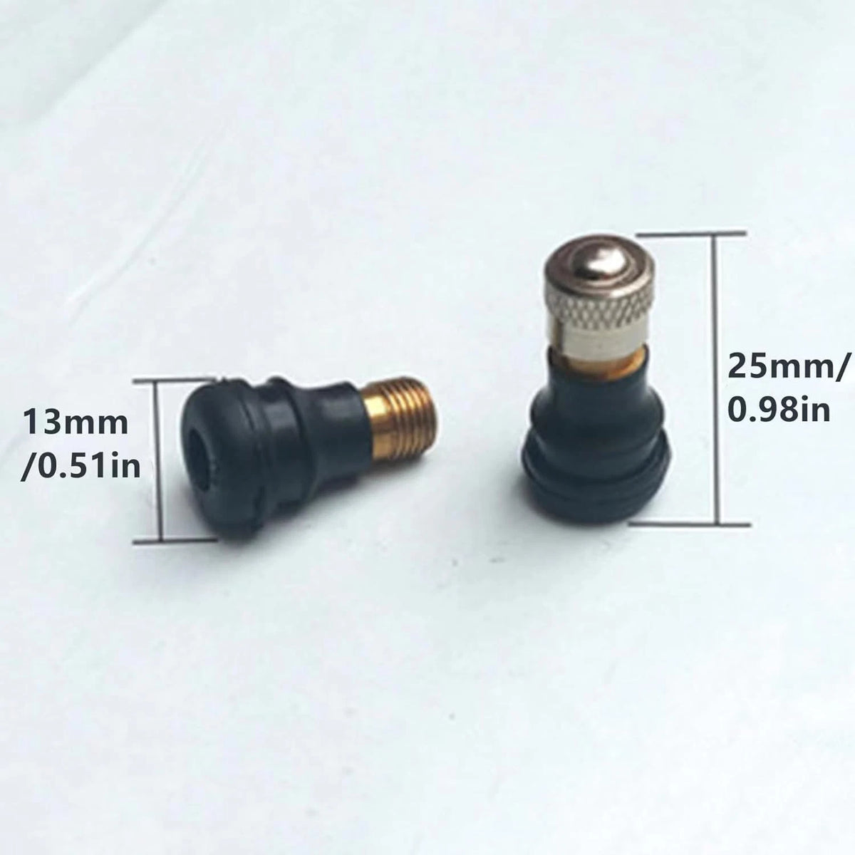 10 Pcs Electric Scooter Vacuum Valve wide range of electric scooters, Black