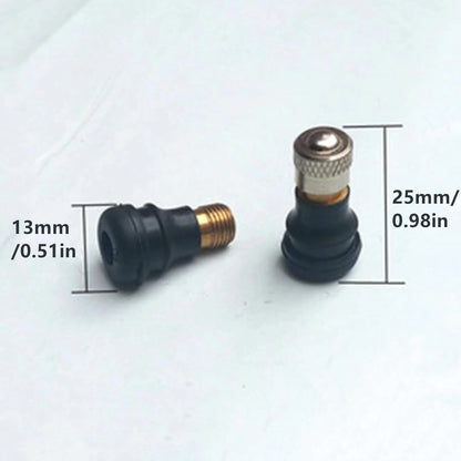 10 Pcs Electric Scooter Vacuum Valve wide range of electric scooters, Black