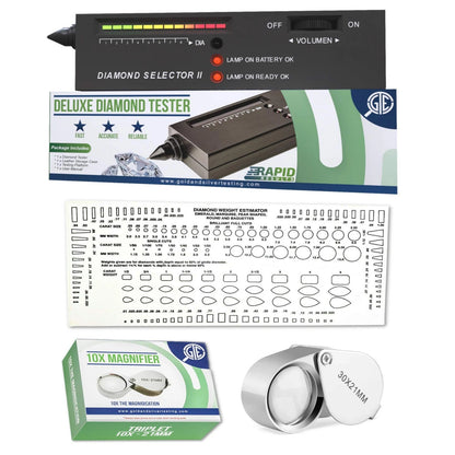 Purity Testing Kit for Diamonds Gemstones Moissanites Gold Silver and CLEAR