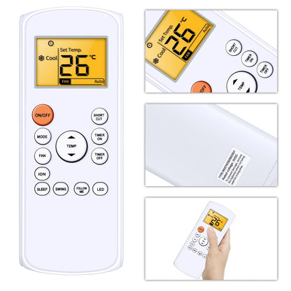 RG57H2(B)/BGEFU1 Replacement Remote Control For Midea Air Conditioner