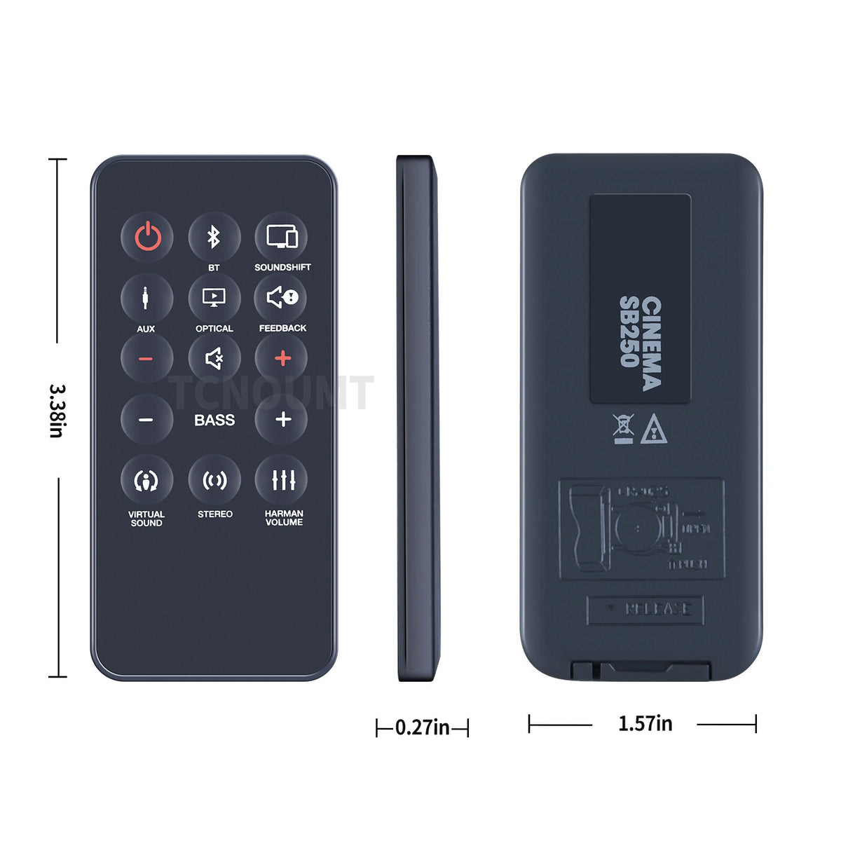STV280 SB250 Remote Control For JBL Cinema Soundbar STV280 SB250