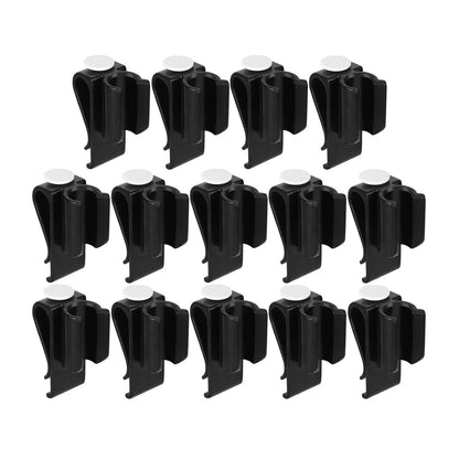 14pcs Plastic Golf Club Clip For Bag Putter Holder Iron Driver Ball Marker White