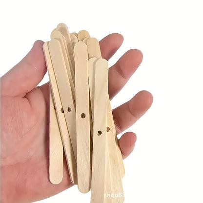 BlingFun Candle Making Supplies Kit - Natural Cotton & Pack of 6, Beige
