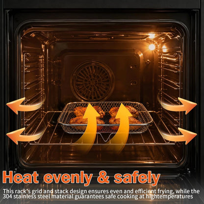 FikaNook 3PCS Different Heights Air Fryer 3PCS(different heights), Rectangle