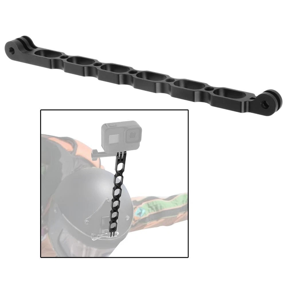 Angle Adjust Alloy Extension Rod Arm Mount Helmet For Gopro Max For Insta.360;